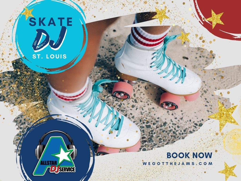 ASDJ Skate DJ Flyer white roller skates 